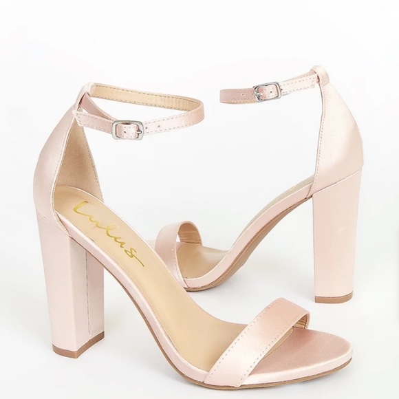 Lulus baby pink heels - Picture 3 of 6